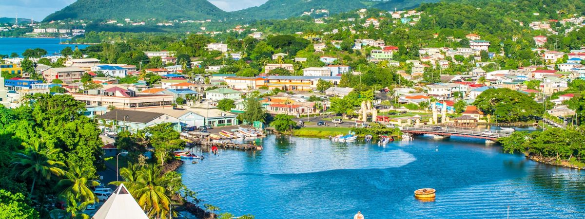 United Airlines Saint Lucia Office in Caribbean