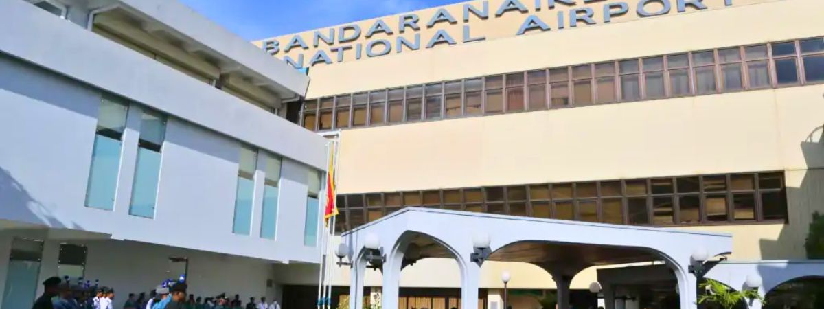 Front View Of Colombo Bandaranaike International Airport